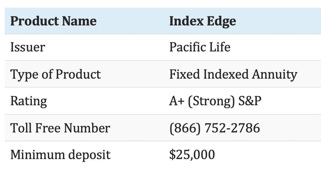 Pacific Life Index Advisory Annuity from TD Ameritrade Review Annuity